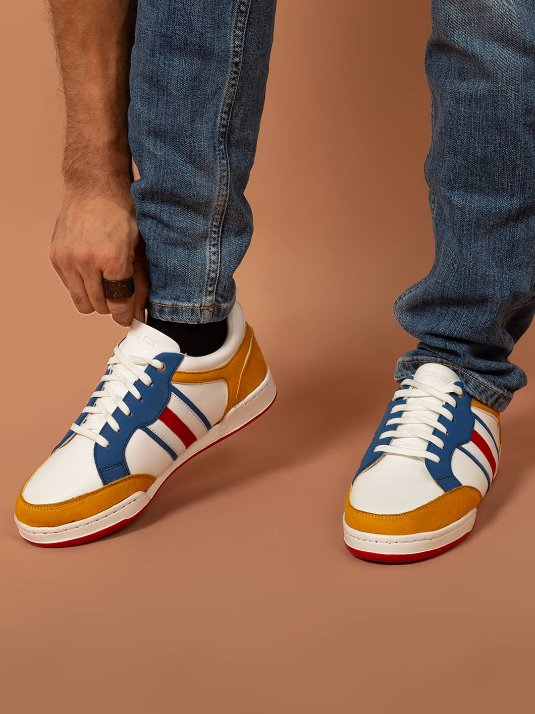     			Big Fox Mustard Men's Sneakers
