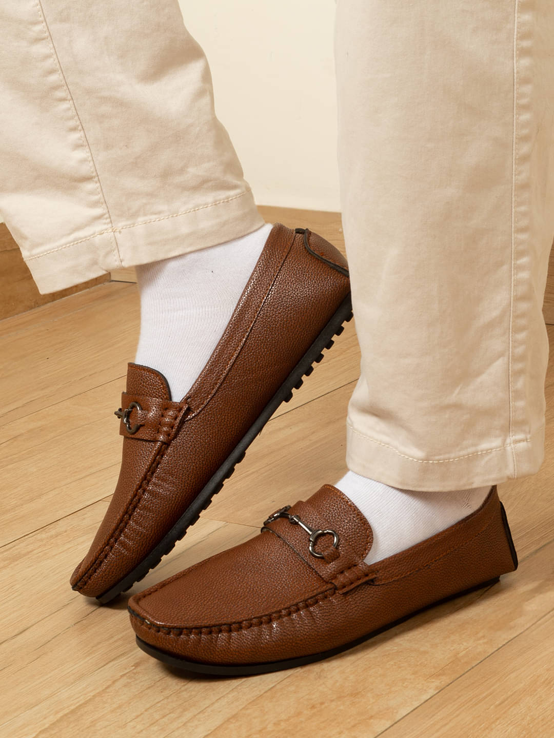     			Big Fox Tan Men's Slip on