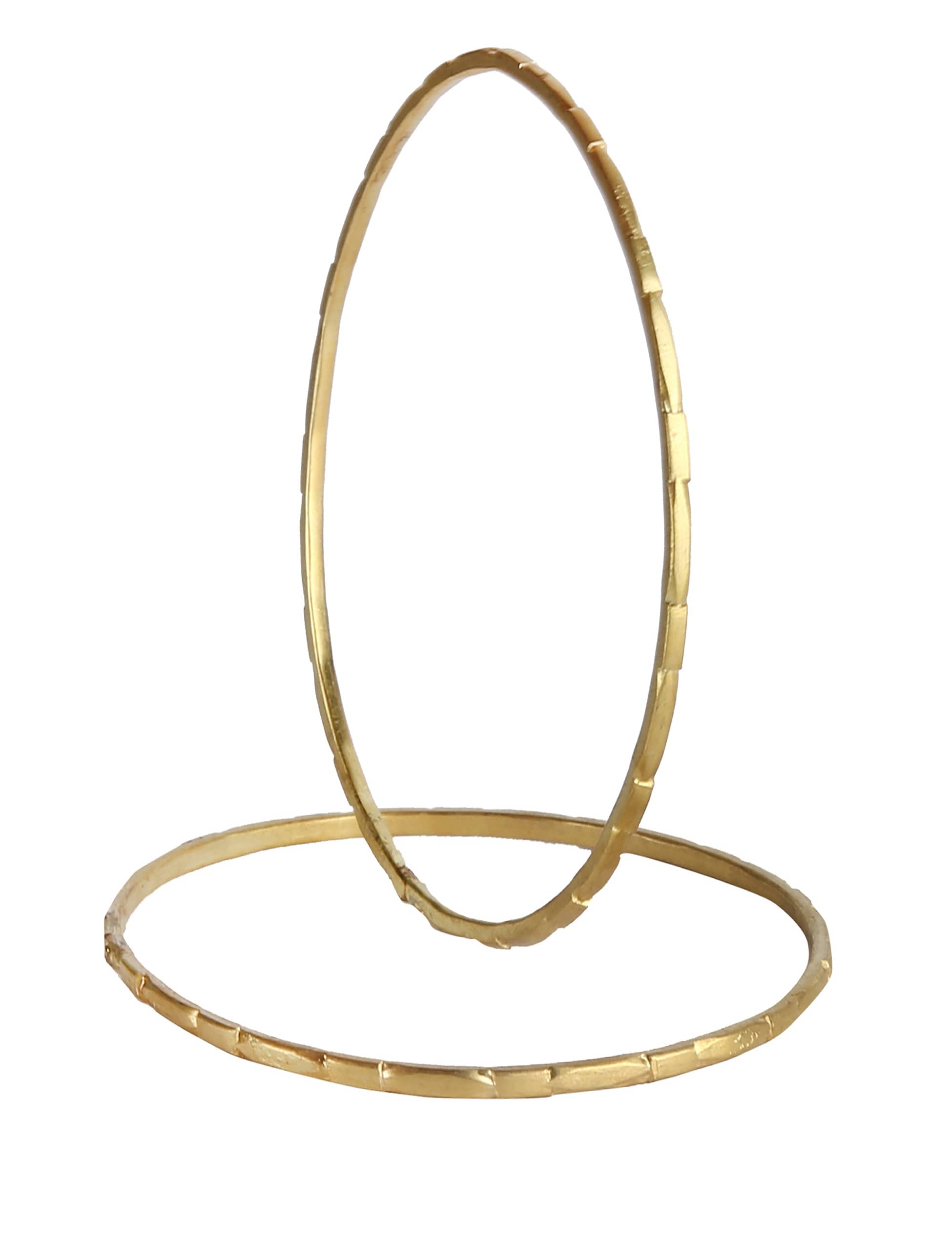 Bovzen Gold Bangle ( Pack of 2 ) - Bangles & Bracelets | Buy online on ZillyBuy