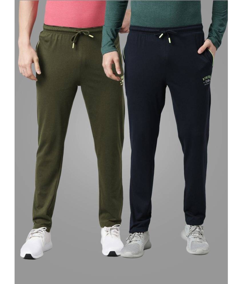     			Dollar Force nxt Multicolor Cotton Men's Trackpants ( Pack of 2 )