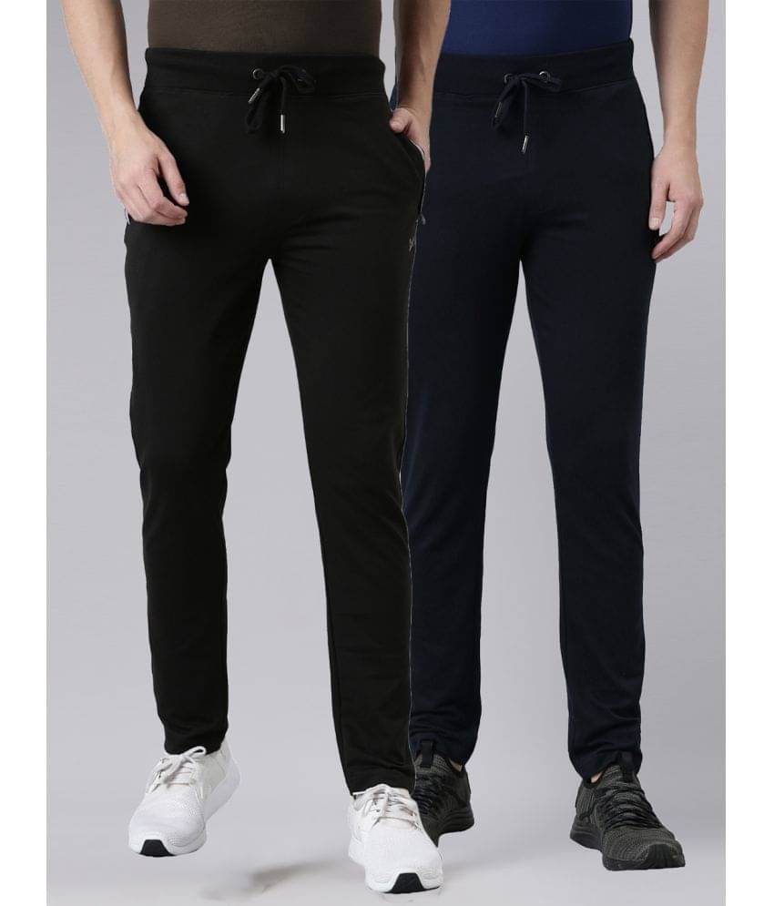     			Dollar Force nxt Multicolor Cotton Men's Trackpants ( Pack of 2 )
