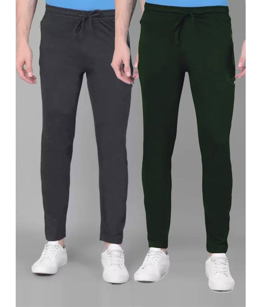 Dollar Force nxt Multicolor Cotton Men's Trackpants ( Pack of 2 )     			Dollar Force nxt Multicolor Cotton Men's Trackpants ( Pack of 2 )