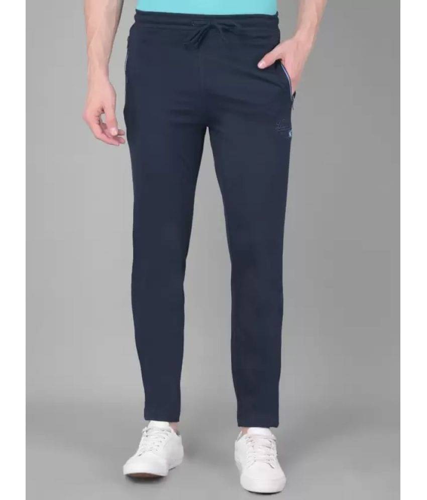     			Dollar Force nxt Navy Cotton Men's Trackpants ( Pack of 1 )