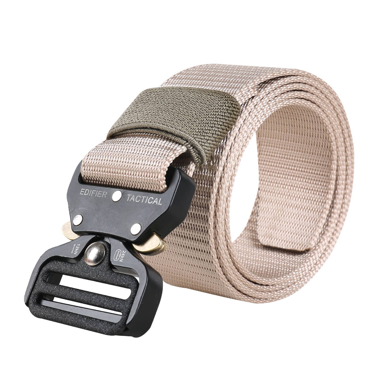     			Edifier - Beige Canvas Men's Casual Belt ( Pack of 1 )