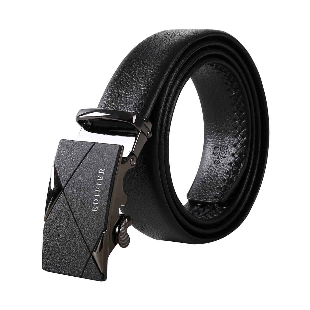     			Edifier - Black Leather Men's Formal Belt ( Pack of 1 )