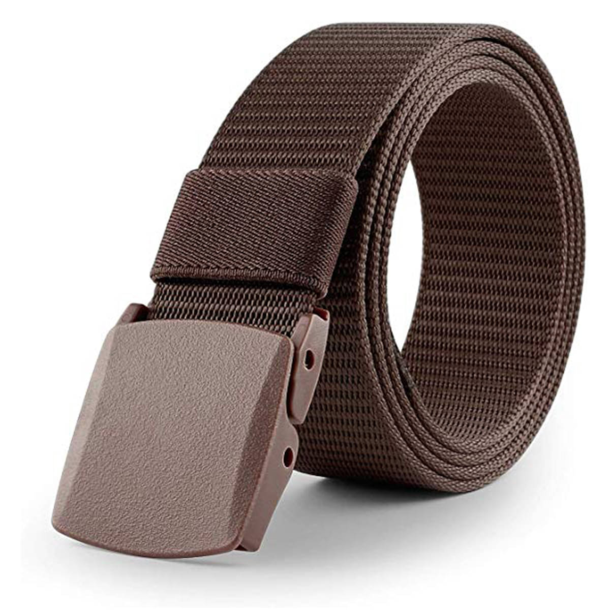     			Edifier - Brown Canvas Men's Casual Belt ( Pack of 1 )