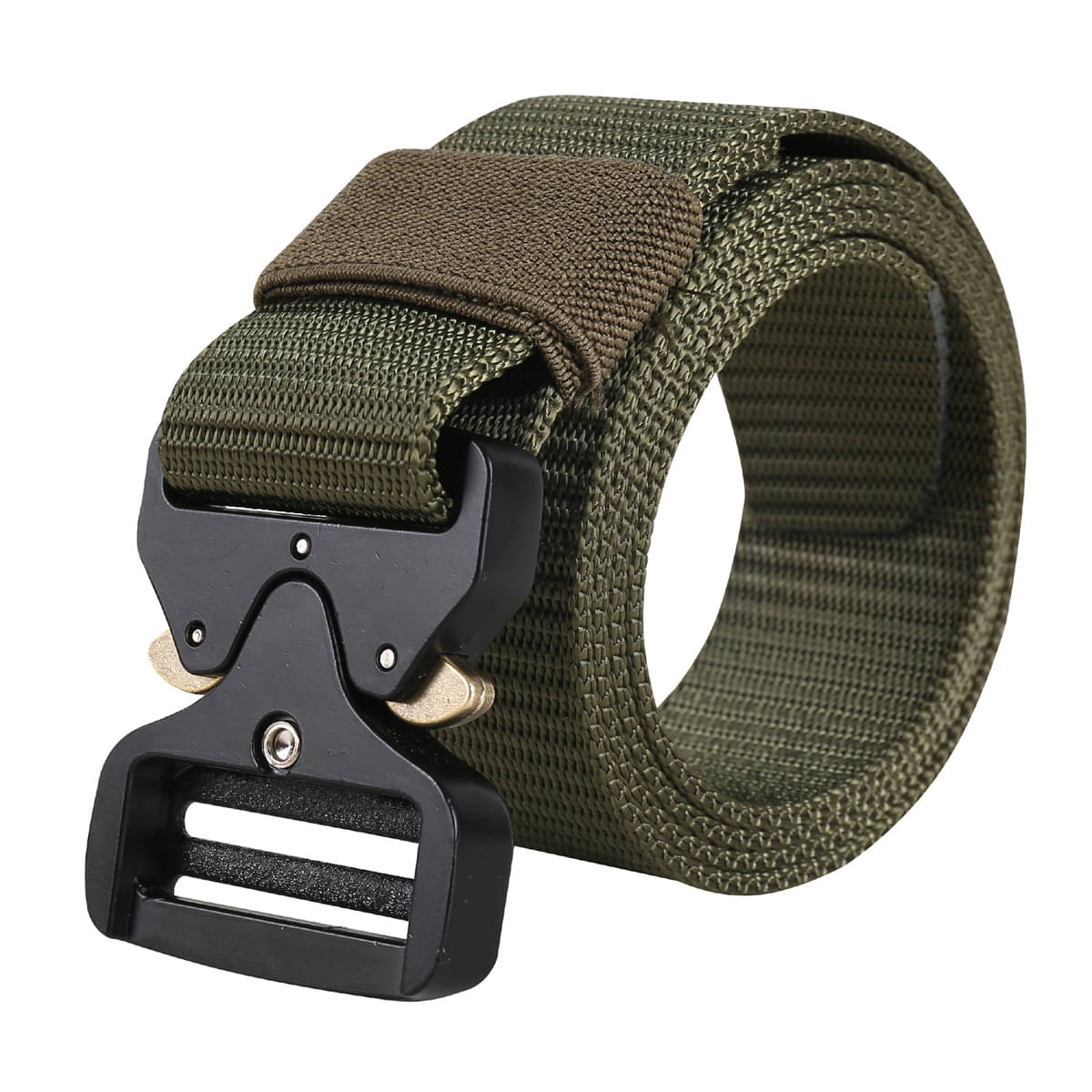     			Edifier - Green Canvas Men's Casual Belt ( Pack of 1 )