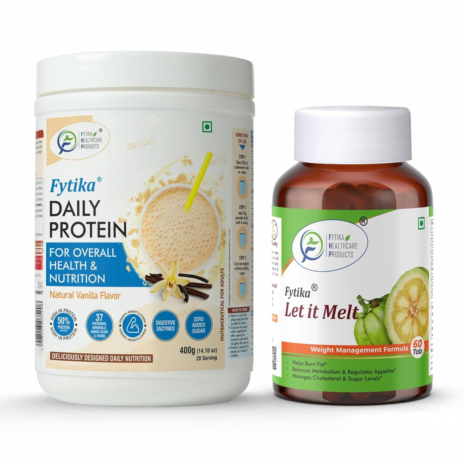 FYTIKA Protein+ Let it melt 2 gm Pack of 2 FYTIKA Protein+ Let it melt 2 gm Pack of 2