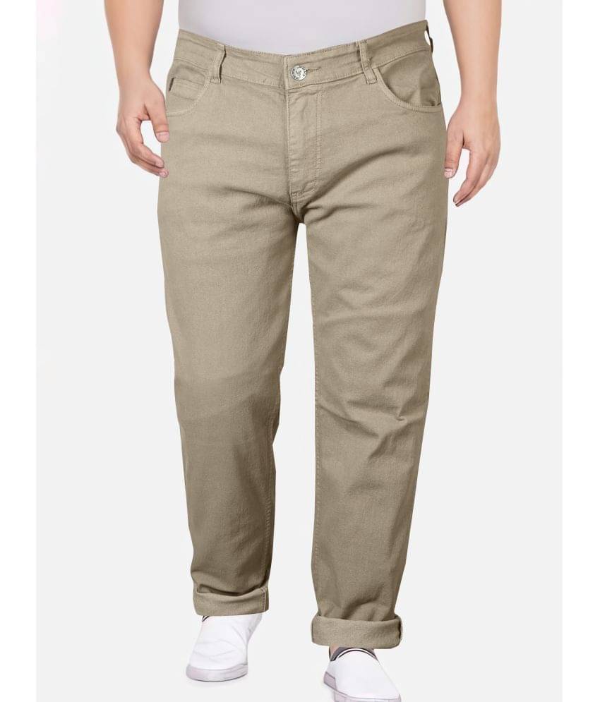 JB JUST BLACK Regular Fit Cuffed Hem Men's Jeans - Beige ( Pack of 1 )     			JB JUST BLACK Regular Fit Cuffed Hem Men's Jeans - Beige ( Pack of 1 )