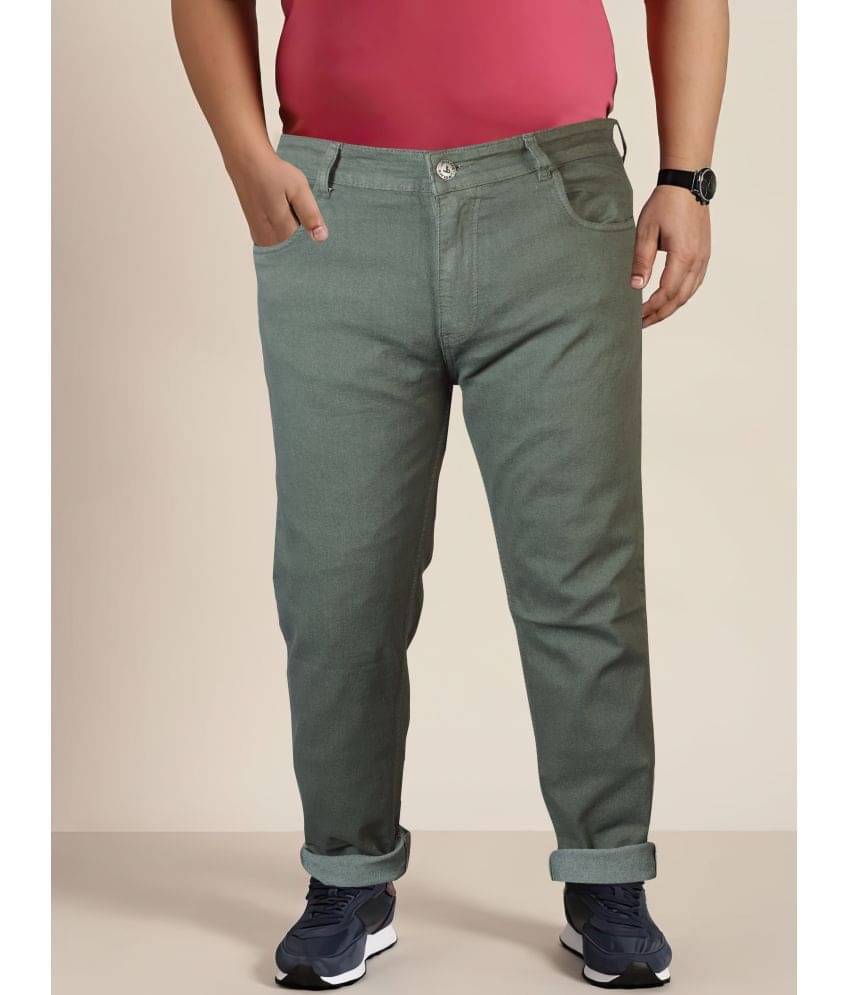 JB JUST BLACK Regular Fit Cuffed Hem Men's Jeans - Olive ( Pack of 1 ) JB JUST BLACK Regular Fit Cuffed Hem Men's Jeans - Olive ( Pack of 1 )