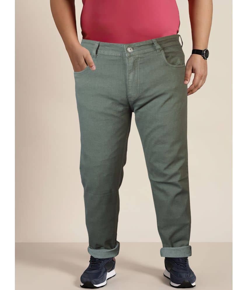 JB JUST BLACK Regular Fit Cuffed Hem Men's Jeans - Olive ( Pack of 1 ) - Jeans | Buy online on ZillyBuy