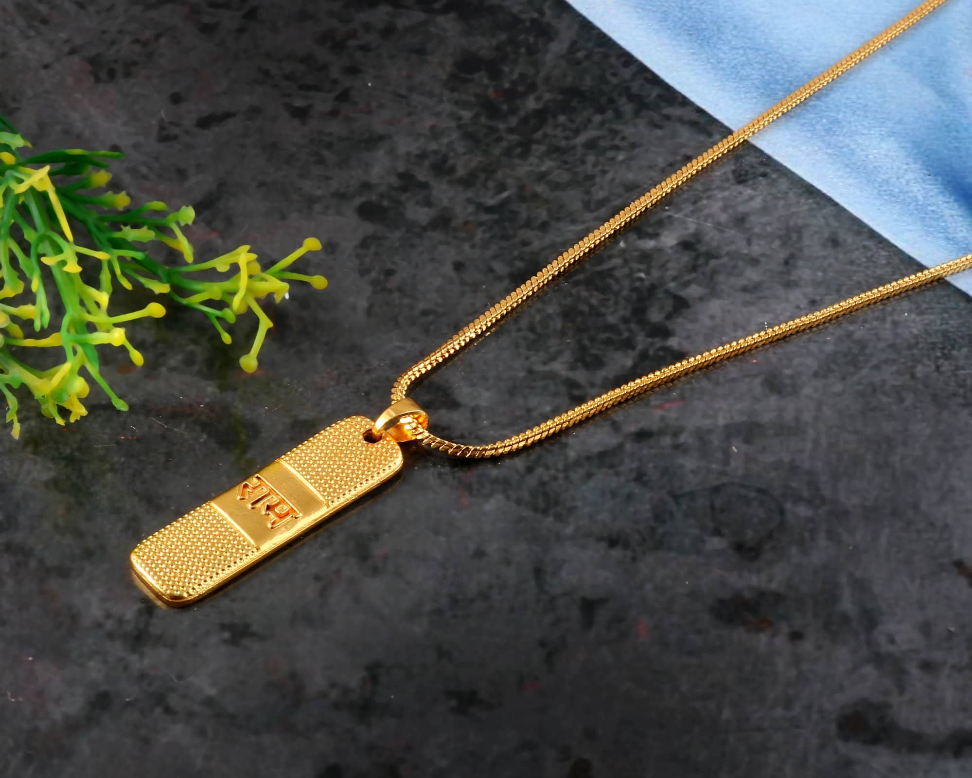 Jewar Mandi Golden Pendant ( Pack of 1 )