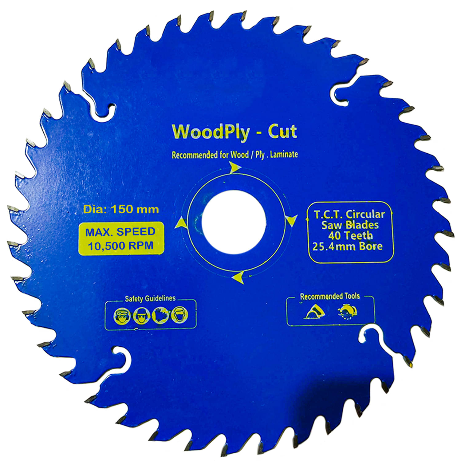 LXMI MITTAL 6"/150MM 40 Teeth TCT CIRCULAR SAW BLADE FOR WOOD CUTTING - 6/40T 0 Cutter LXMI MITTAL 6"/150MM 40 Teeth TCT CIRCULAR SAW BLADE FOR WOOD CUTTING - 6/40T 0 Cutter