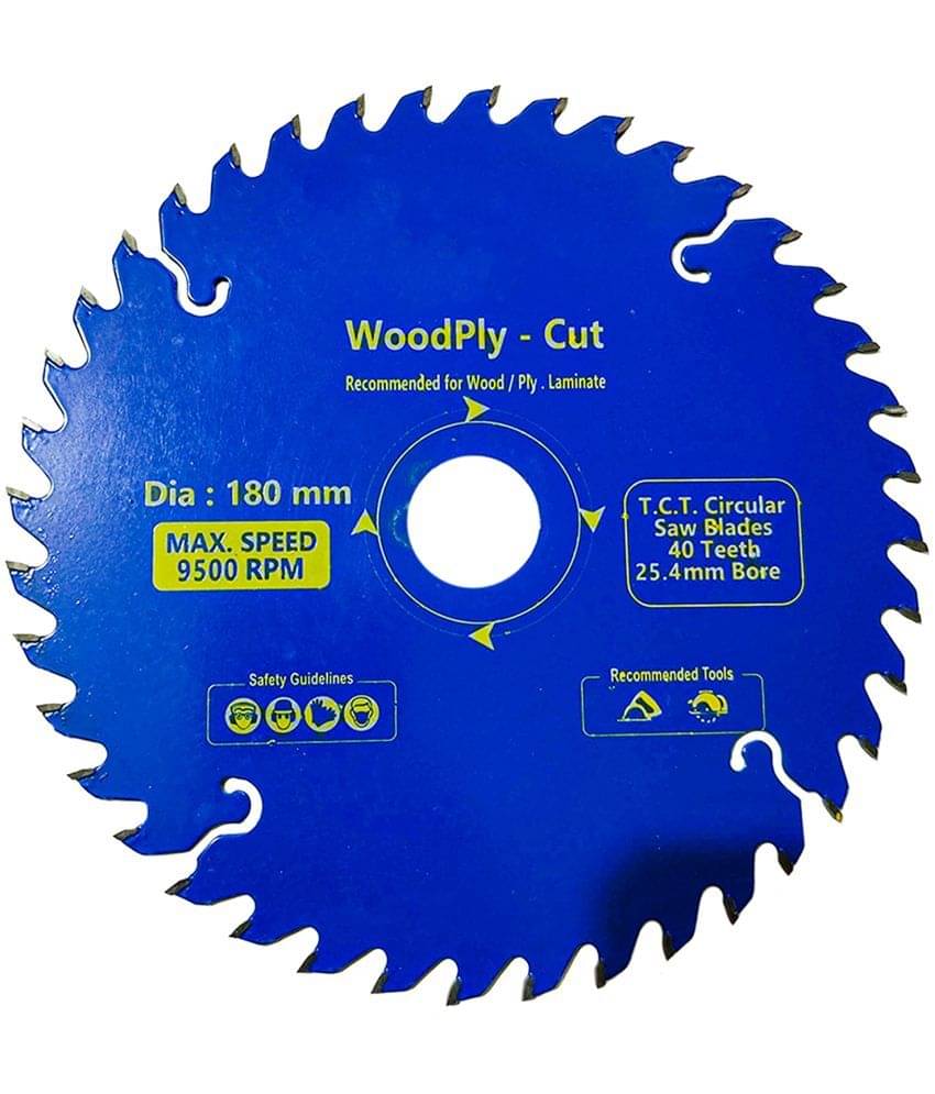 LXMI MITTAL 7"/180MM 40 Teeth TCT CIRCULAR SAW BLADE FOR WOOD CUTTING - 7/40T 0 Cutter LXMI MITTAL 7"/180MM 40 Teeth TCT CIRCULAR SAW BLADE FOR WOOD CUTTING - 7/40T 0 Cutter