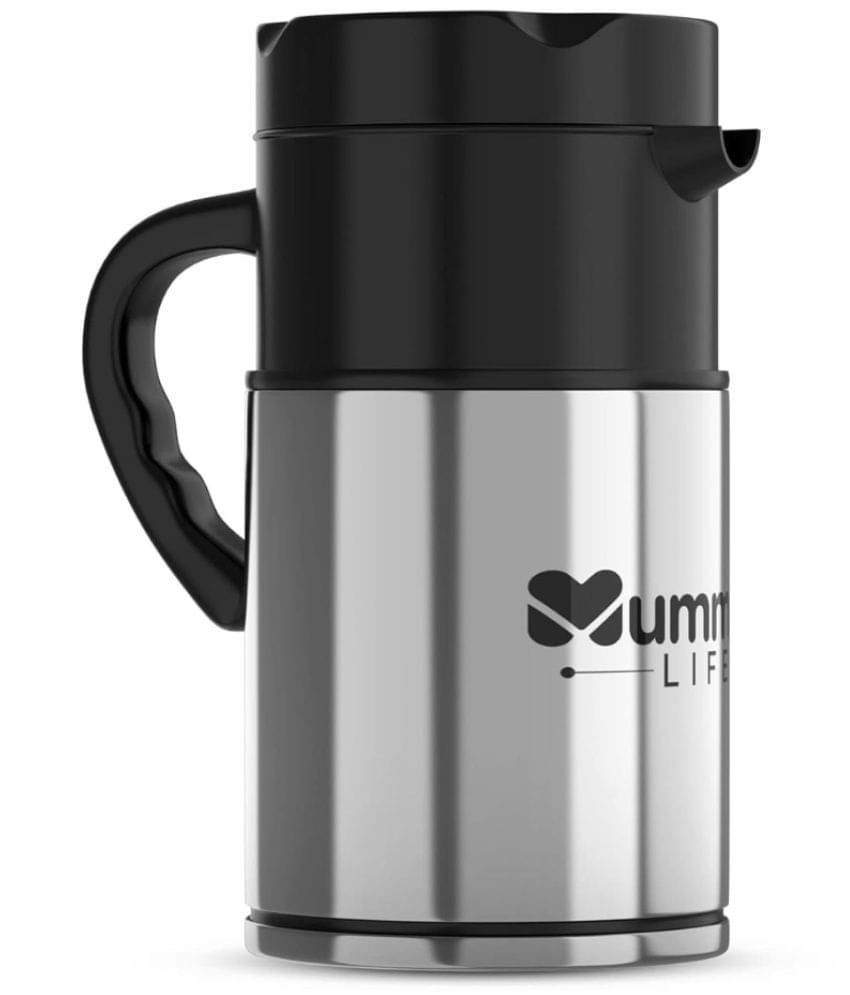     			Mumma's Life Flask 1200 ML Silver Steel Flask ( 1200 ml )