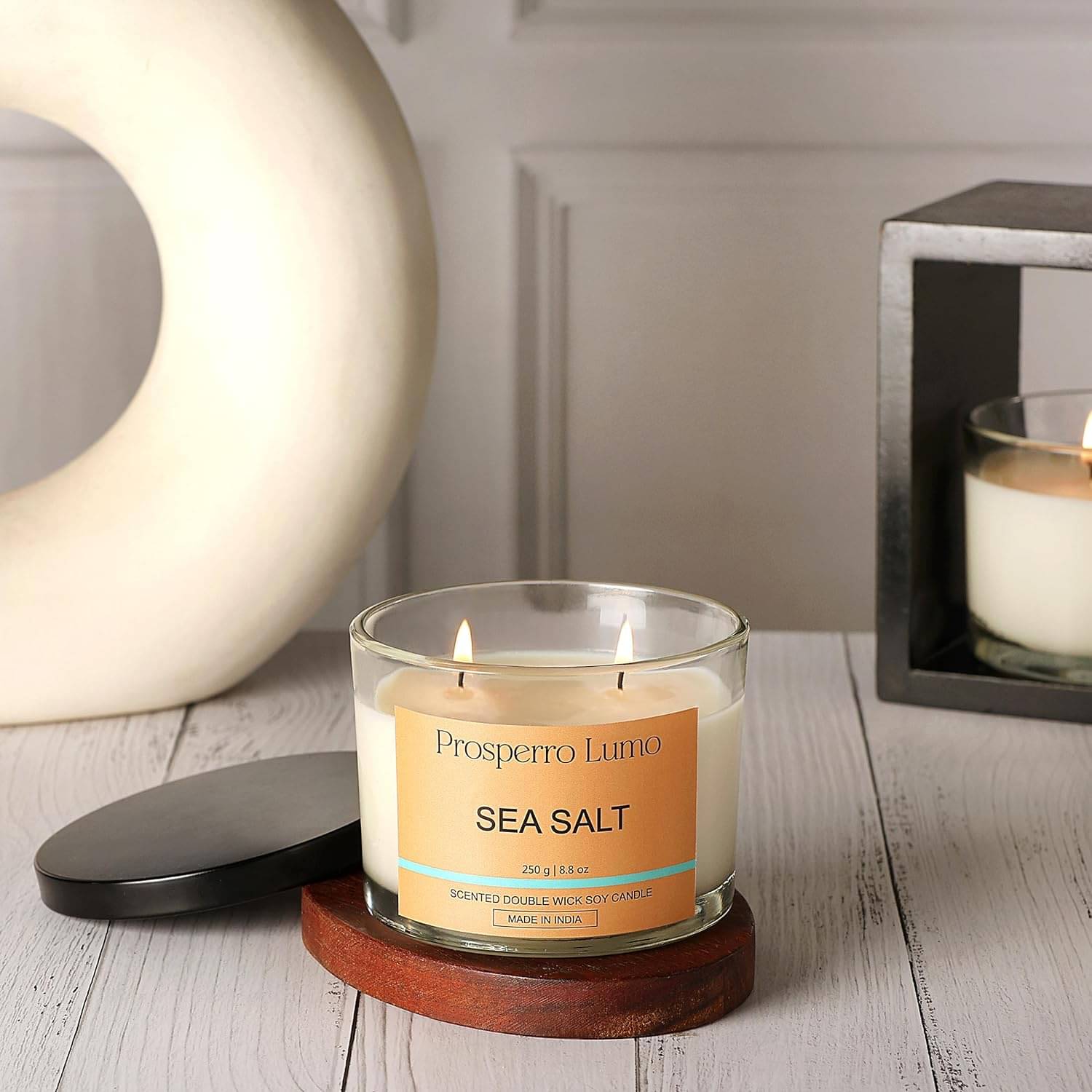     			Parkash Candles Multicolour Floral Jar Candle 10 cm ( Pack of 1 )