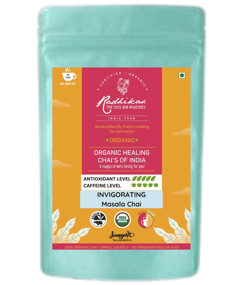     			RADHIKAS FINE TEAS AND WHATNOTS 100 gm Masala Chai ( Loose Leaf )