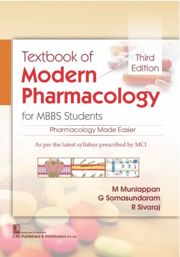     			Textbook of Modern Pharmacology for MBBS Students 3rd Edition