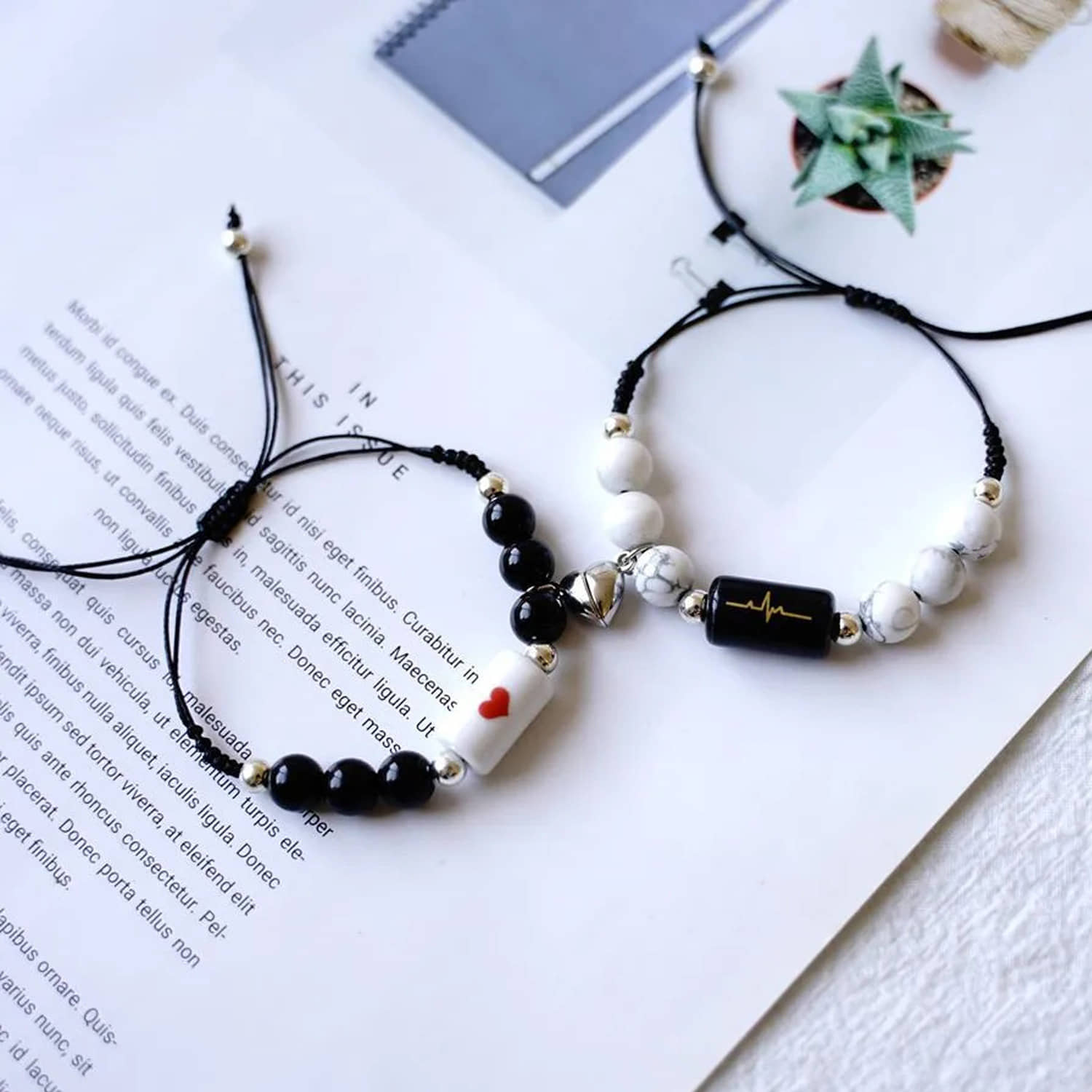 Thrillz Black Bracelet ( Pack of 2 ) - Bangles & Bracelets | Buy online on ZillyBuy