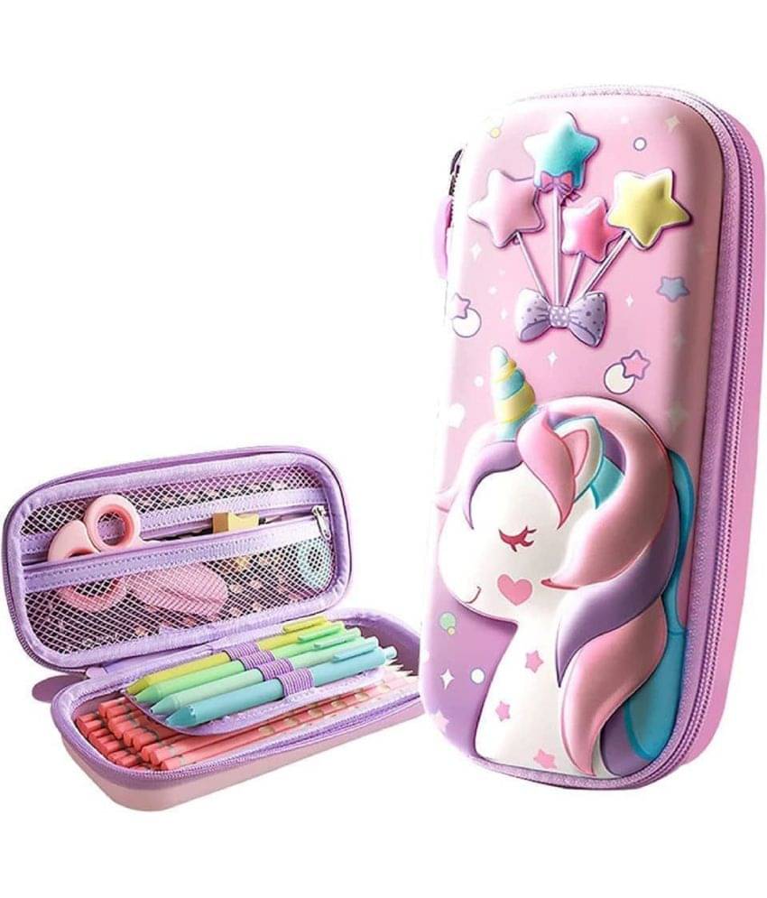 Cute Unicorn 3D Pencil Case - Stylish & Protective Stationery Organizer