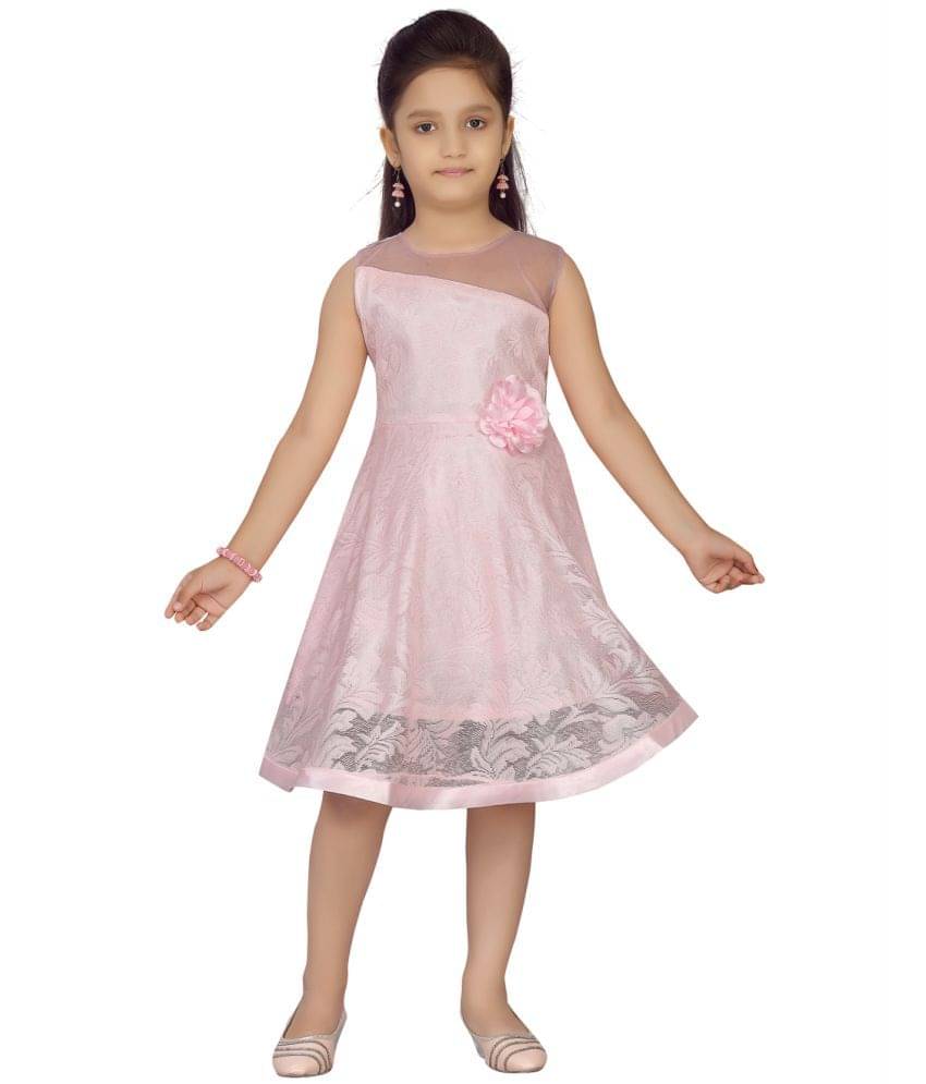 Aarika Net Frock For Girls ( Pack of 1 , Pink ) Aarika Net Frock For Girls ( Pack of 1 , Pink )