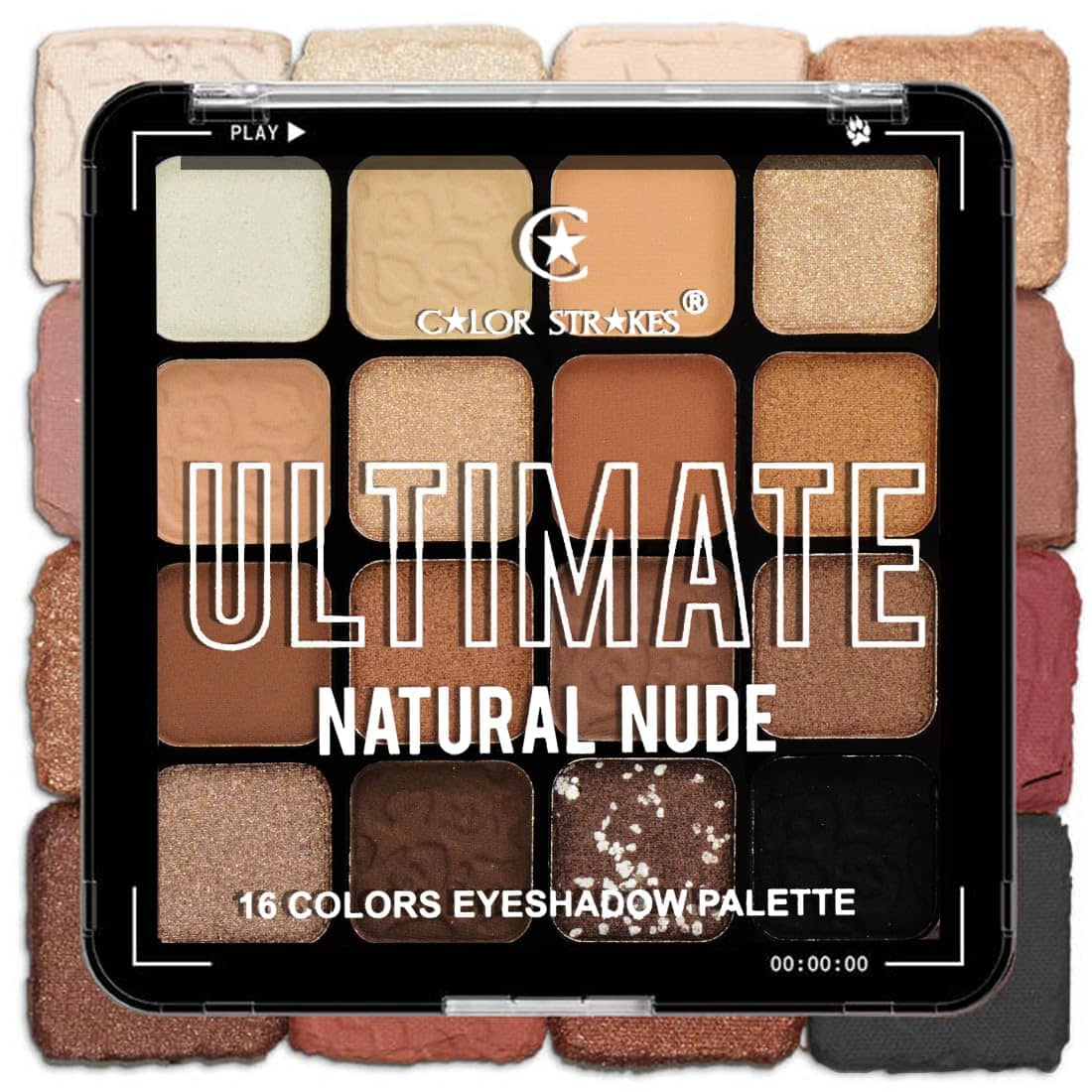 Adbeni Matte & Shimmery 16 Color Eyeshadow Palette 16gm | (Shade-02) - Makeup - Eyes | Buy online on ZillyBuy