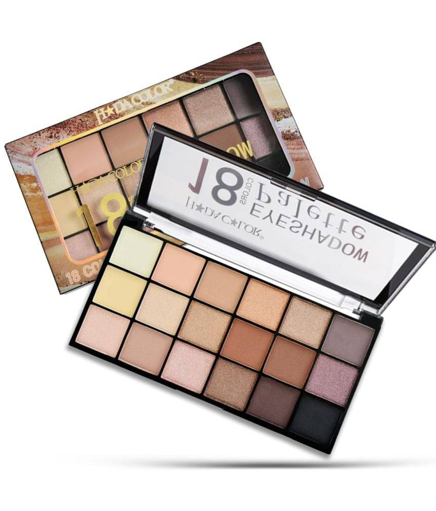 Adbeni 18 Color Shimmery Matte Eyeshadow Palette 30gm | Long-Lasting Nude Shade, (Shade-02)     			Adbeni 18 Color Shimmery Matte Eyeshadow Palette 30gm | Long-Lasting Nude Shade, (Shade-02)