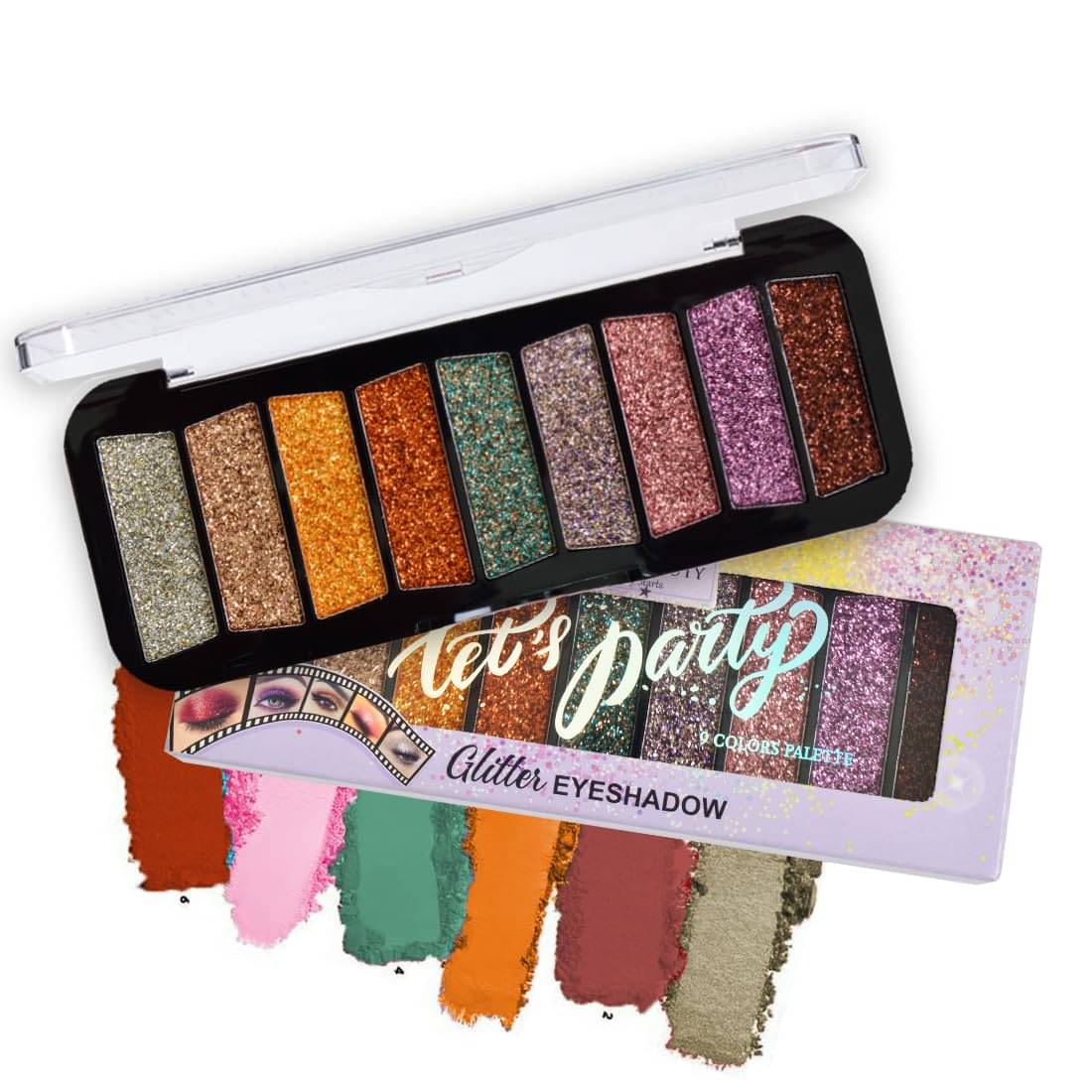 Adbeni 9 Color Glitter Eyeshadow Palette 12gm | Captivating Brilliance (Shade-01) Adbeni 9 Color Glitter Eyeshadow Palette 12gm | Captivating Brilliance (Shade-01)