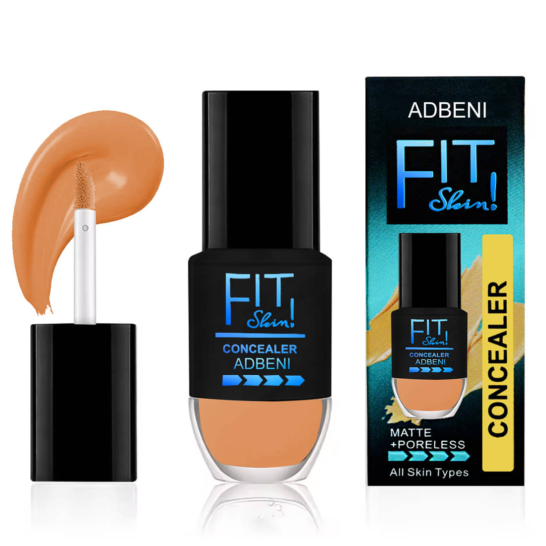 Adbeni Matte Poreless Finish Concealer 8gm| Full Coverage & Flawless Complexion (Shade-04) Adbeni Matte Poreless Finish Concealer 8gm| Full Coverage & Flawless Complexion (Shade-04)