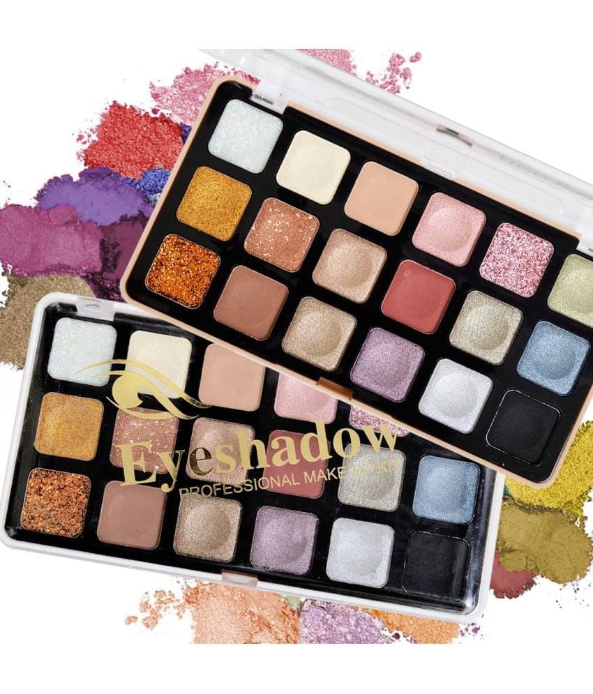 Adbeni 18 Color Shimmery Eyeshadow Palette 18gm | 100% Vegan (Shade-02)     			Adbeni 18 Color Shimmery Eyeshadow Palette 18gm | 100% Vegan (Shade-02)