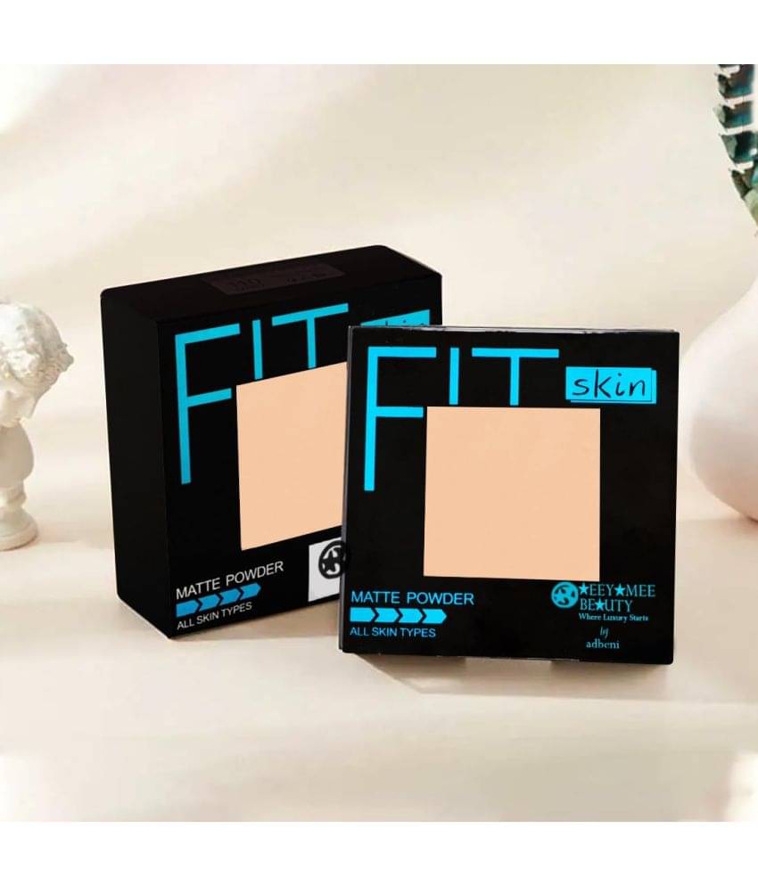     			Adbeni Fit Skin Matte Compact Powder 12gm | Lightweight & Long-Lasting | (Shade-02)
