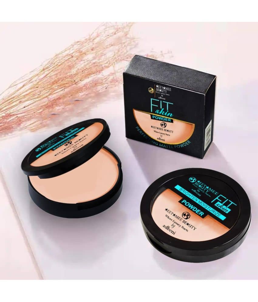 Adbeni Fit Skin Perfecting Matte Compact Powder 12gm, Seamless Blurring, Shine Control (Shade-02)