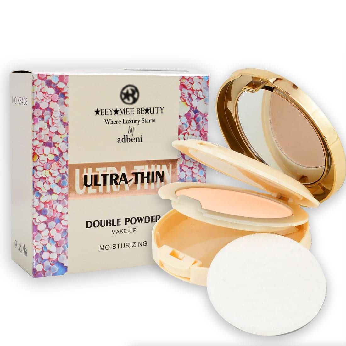 Adbeni Ultra Thin Compact Powder 20gm | Moisturizing, Featherlight, Mattifying (Shade-01)     			Adbeni Ultra Thin Compact Powder 20gm | Moisturizing, Featherlight, Mattifying (Shade-01)