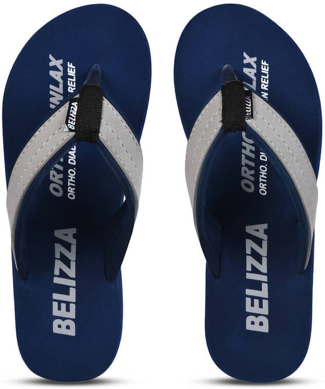 BELIZZA Navy Men's Thong Flip Flop