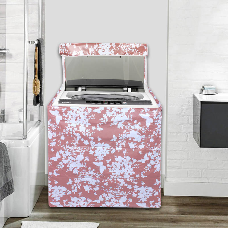 CASA FURNISHING Top Load Washing Machine Cover Compatiable For 7 kg - Brown CASA FURNISHING Top Load Washing Machine Cover Compatiable For 7 kg - Brown