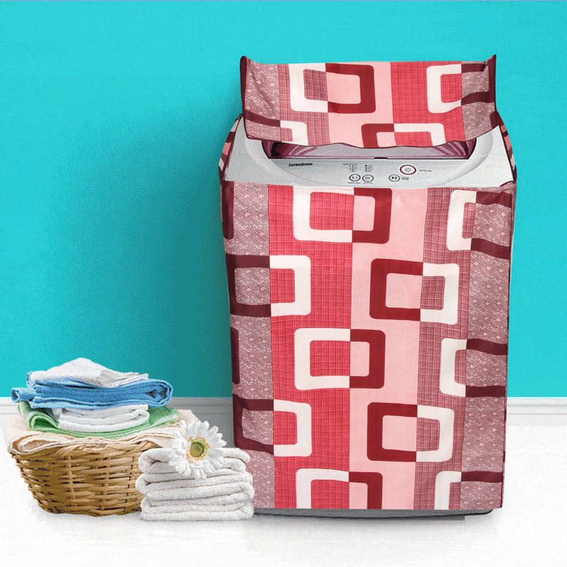     			CASA FURNISHING Top Load Washing Machine Cover Compatiable For 7 kg - Pink