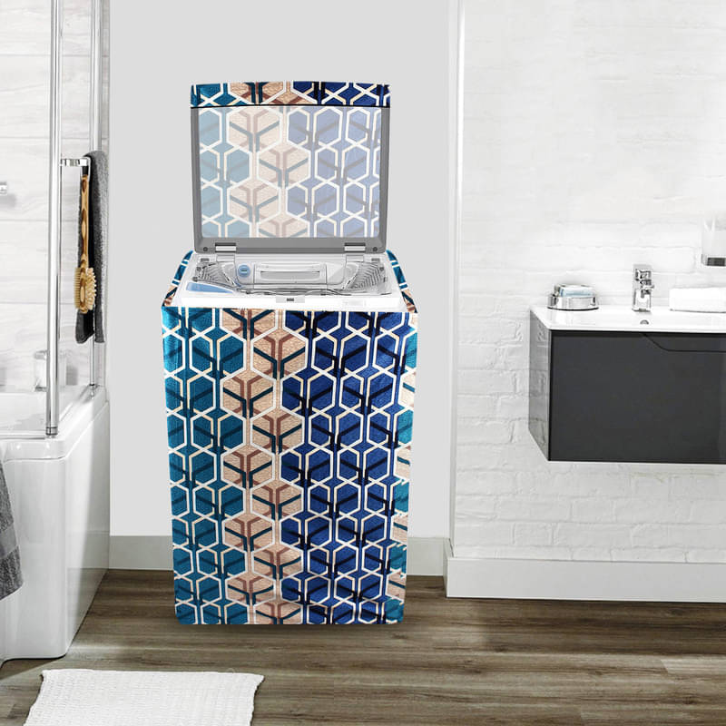     			CASA FURNISHING Top Load Washing Machine Cover Compatiable For 7 kg - Green