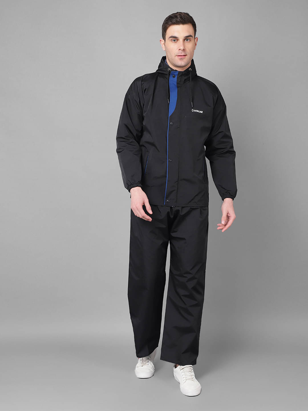 Dollar Black Polyester Men's Rain Suit ( Pack of 1 )     			Dollar Black Polyester Men's Rain Suit ( Pack of 1 )