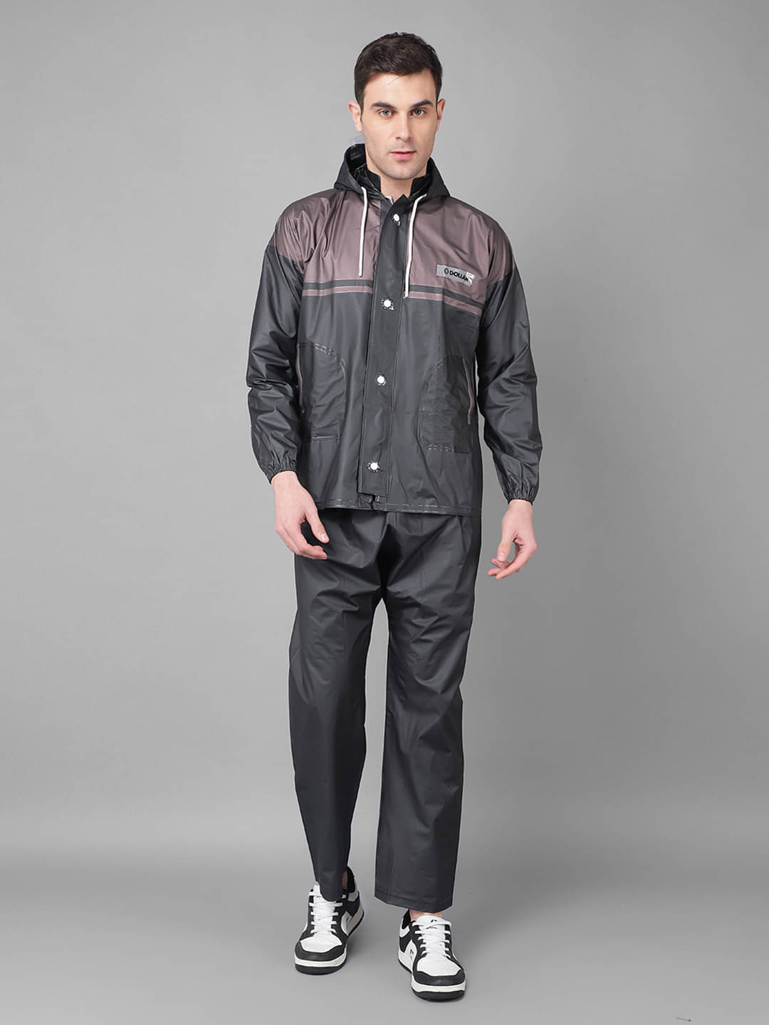Dollar Black Polyester Men's Rain Suit ( Pack of 1 ) Dollar Black Polyester Men's Rain Suit ( Pack of 1 )