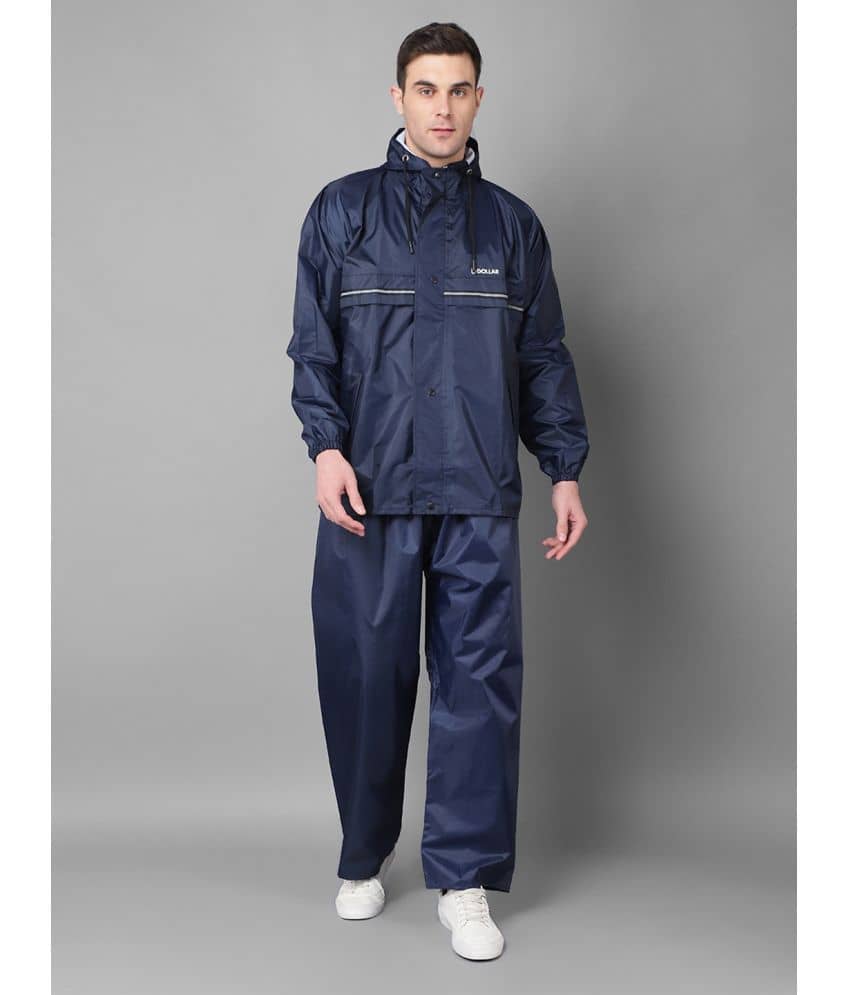 Dollar Blue Polyester Men's Rain Suit ( Pack of 1 )