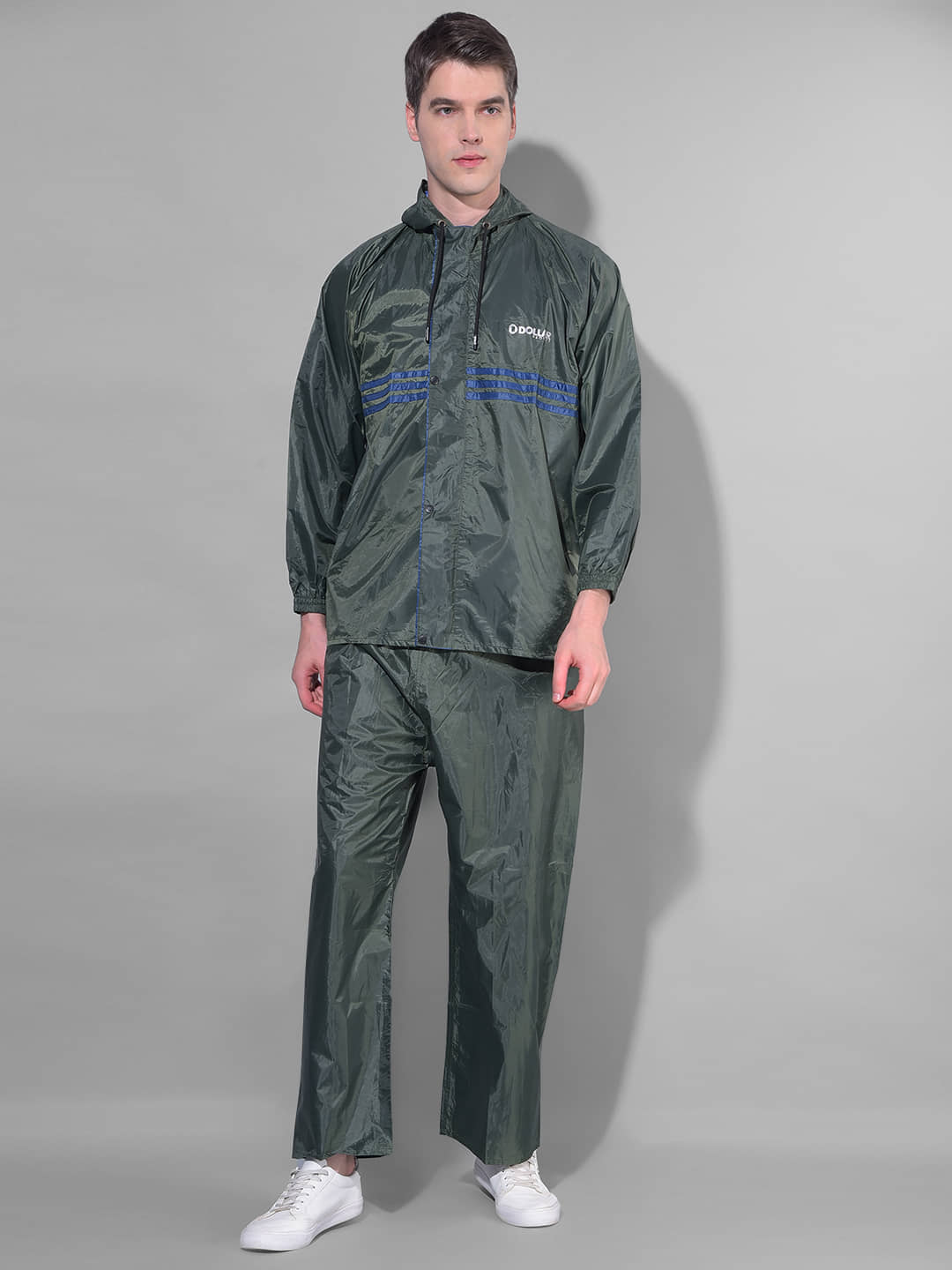 Dollar Green Polyester Men's Rain Suit ( Pack of 1 )