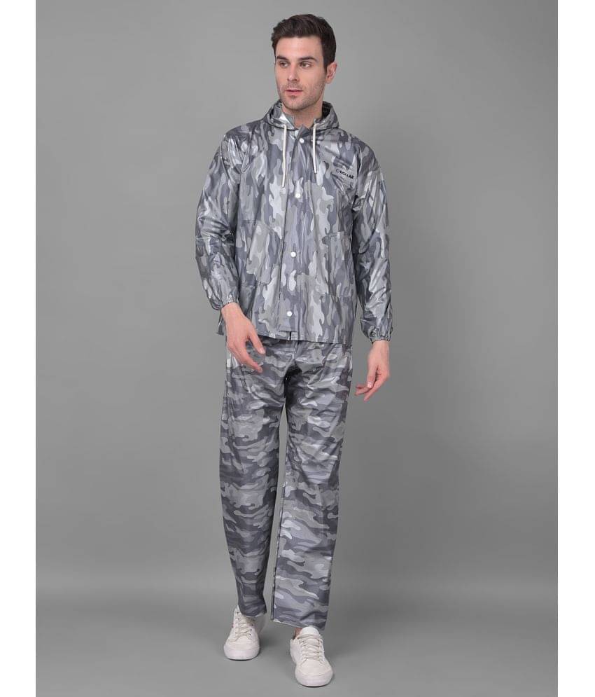     			Dollar Grey Polyester Men's Rain Suit ( Pack of 1 )