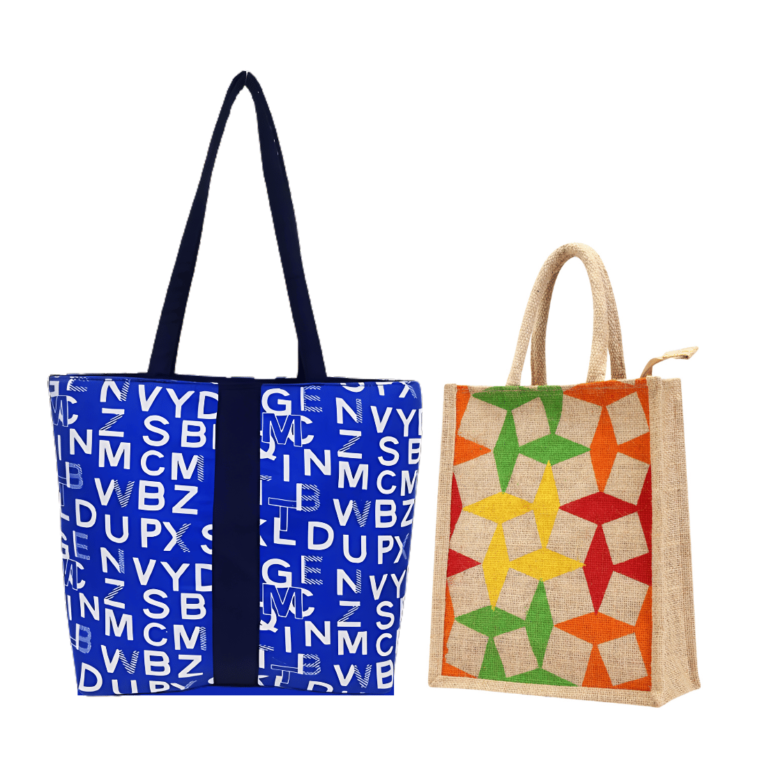     			ENSAC Shoulder Bag Cotton Set of 2 ( Multicolor )
