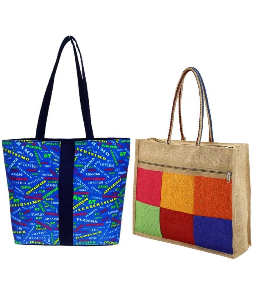     			ENSAC Shoulder Bag Cotton Set of 2 ( Multicolor )