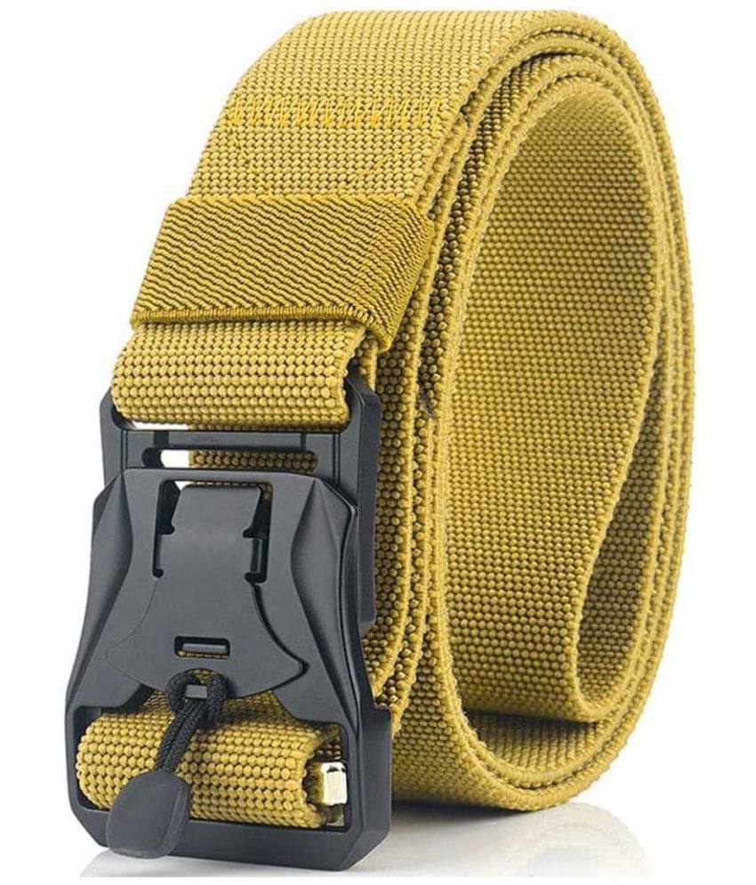     			Edifier - Black Canvas Men's Casual Belt ( Pack of 1 )