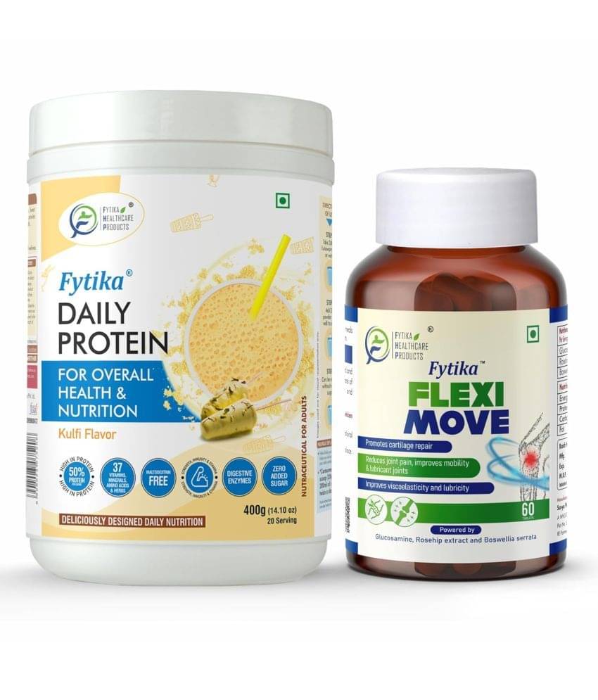 FYTIKA Protein( Kulfi) &Flexi Move 2 gm Pack of 2 FYTIKA Protein( Kulfi) &Flexi Move 2 gm Pack of 2