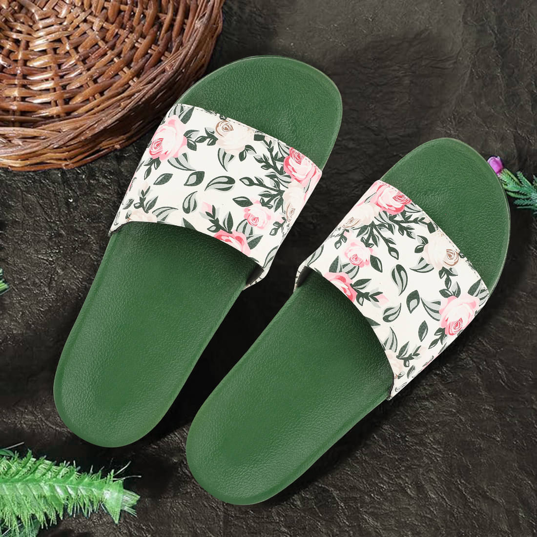 Gokik Mint Green Women's Slide Flip Flop Gokik Mint Green Women's Slide Flip Flop