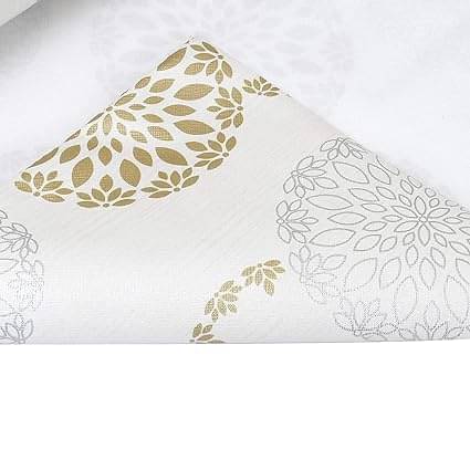    			Kitchen Drawer/Cabinet Shelf Mat|Flower Design with PVC Material|Adjustable Size 5 MTR Roll