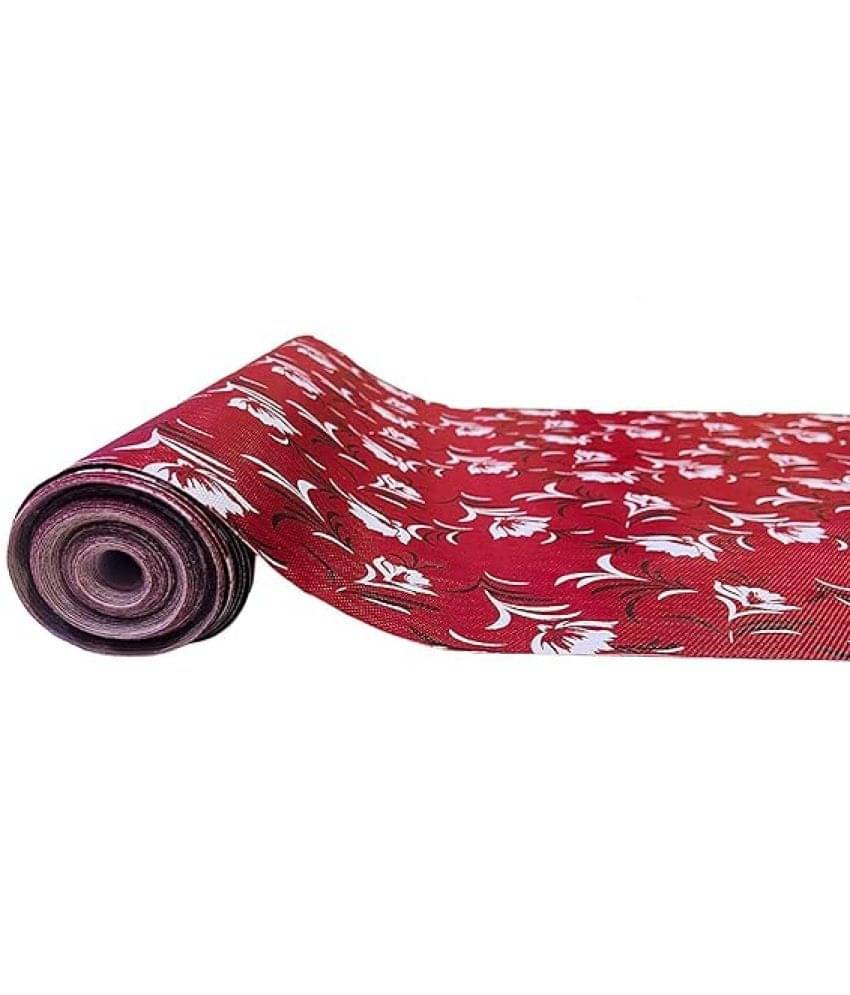     			Kitchen Drawer/Cabinet Shelf Mat|Flower Design with PVC Material|Adjustable Size 5 MTR Roll