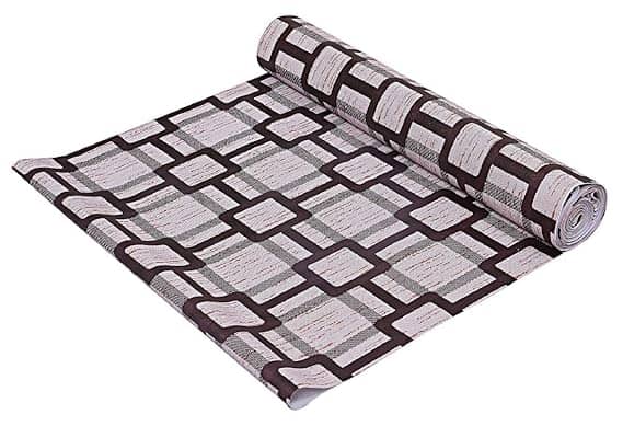 Kitchen Drawer/Cabinet Shelf Mat|Flower Design with PVC Material|Adjustable Size 5 MTR Roll
